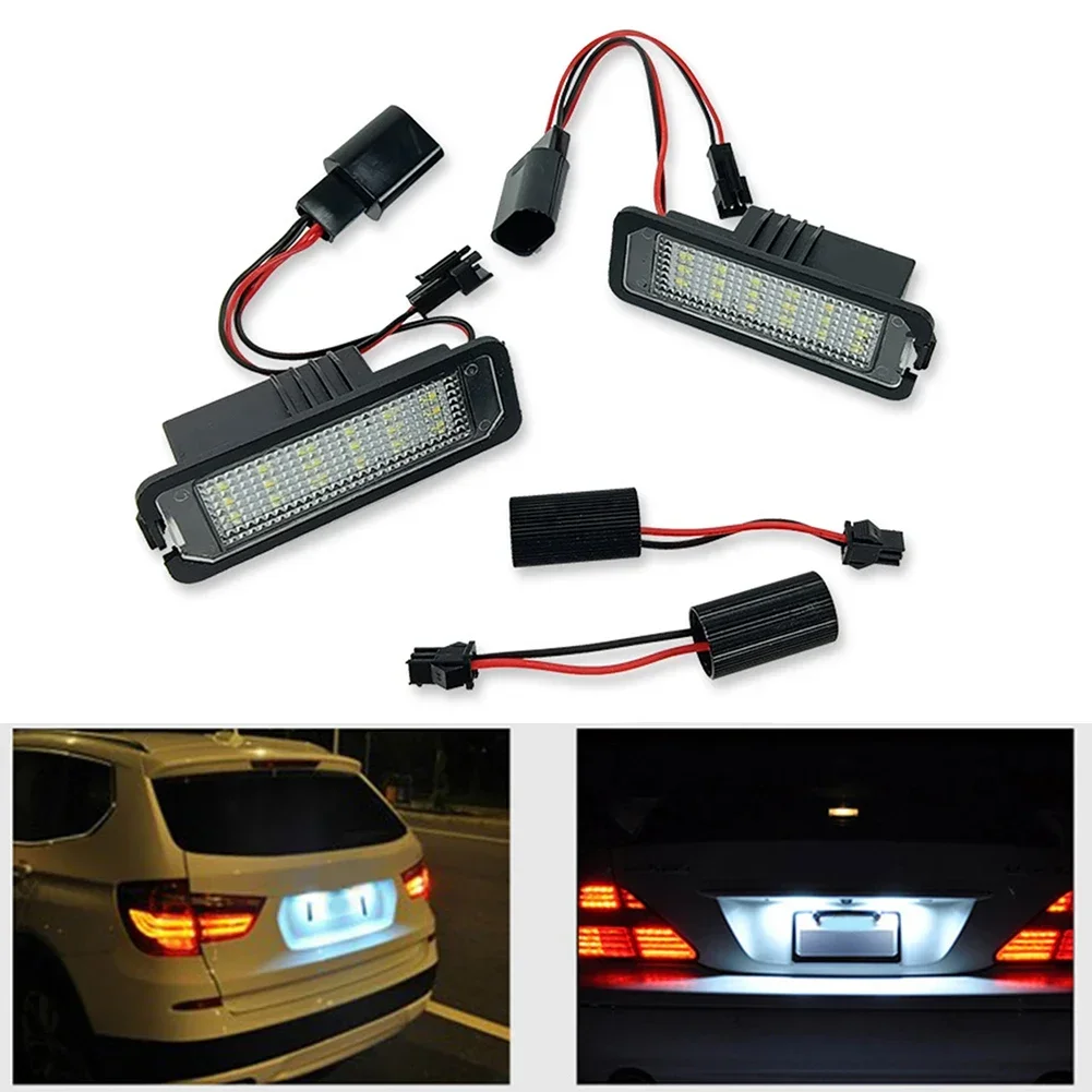 

2003-2008 For Golf V Licence Light 128 Mm 3D0943021A/3C5943021 78mmx27mmx22mm Black DC 12V Practical Brand New