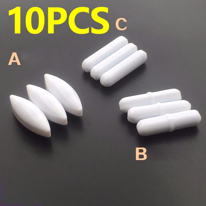 10 pieces magnetic stirrer stirrer PTFE small magnet rotor ABC type