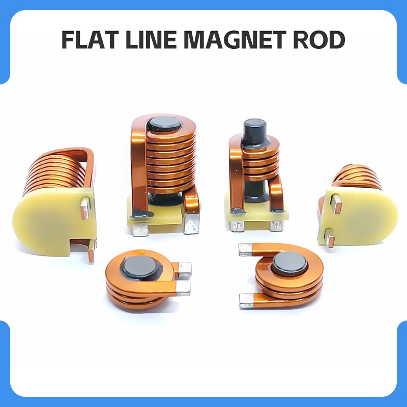 High Current Flat Copper Wire Magnet Wire Inductor 0.22uH 70A R8*8.5 1.8Wire Filtering Energy Storage Direct Plug Inductor