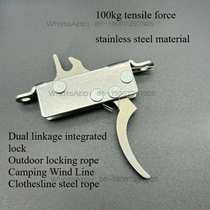 

Double Linkage Mechanical Lock Steel Wire Lock Pipe Inner Hanging Switch Integrated Rope Outdoor Modification Parts