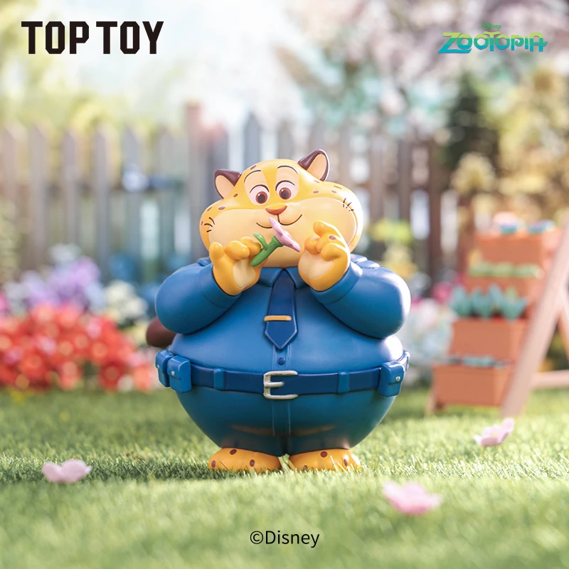 MINITOPTOY-Boîte ennemi de la série Disney Zootopia, monde des fleurs, léopard, officier de police, Judy, matériau en peluche, Bergame moelleux, réparation