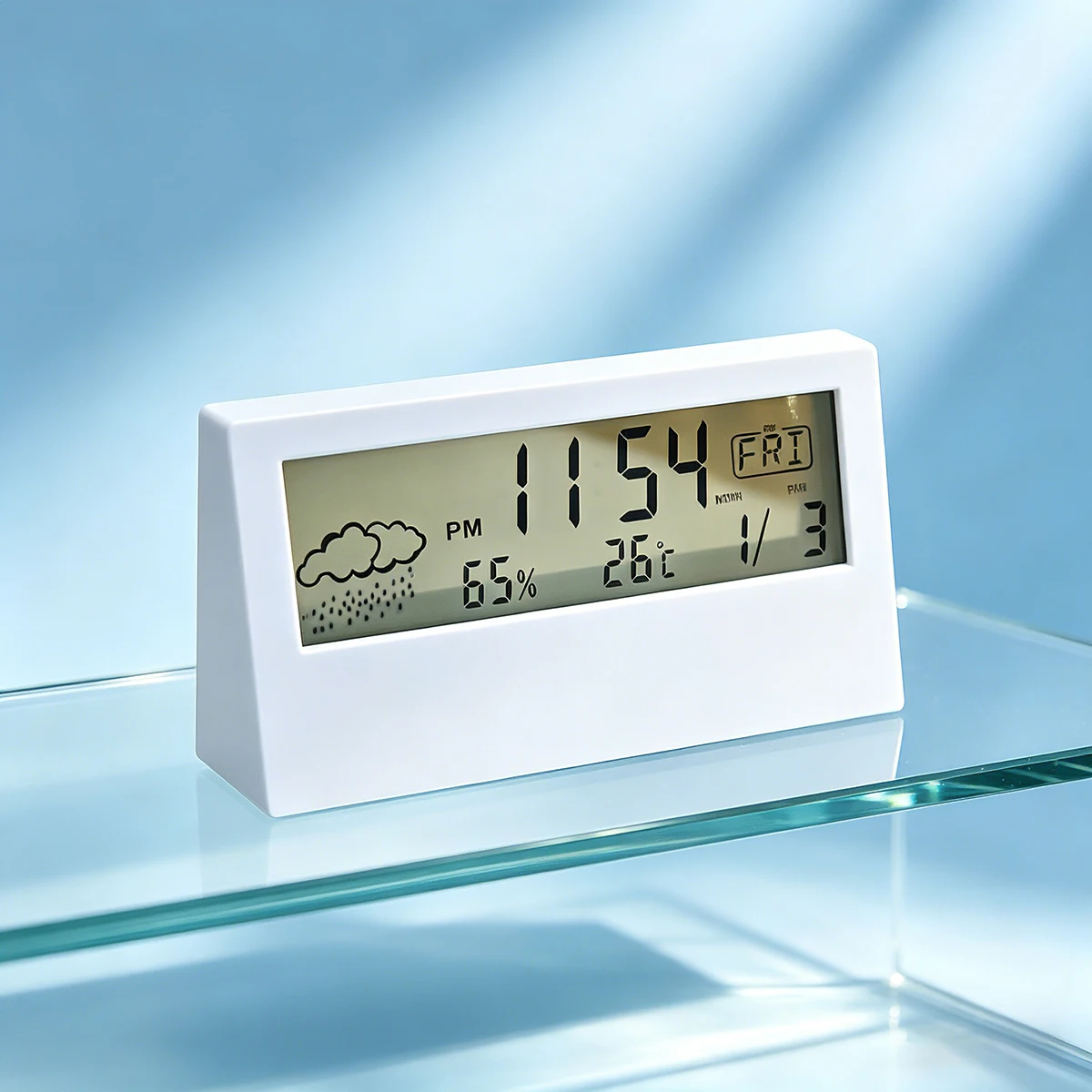 Wake Up Artifact Creative Weather Clock Desktop Ornaments Electronic Alarm Clock