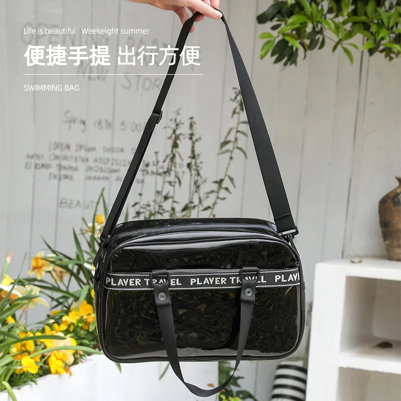 Handheld Fitness Swimming Dance Bag Toilet Bag Wet Dry Separation Travel Large-capacity Portable Oblique Span Bag makeup case