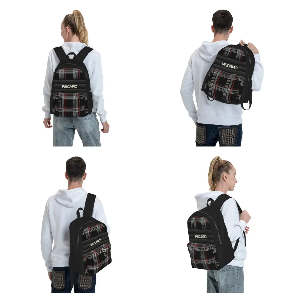 Recaro Backpack Daypack Large Capacity Children BookBag School Bag Shoulder Bags for Men Women view 4