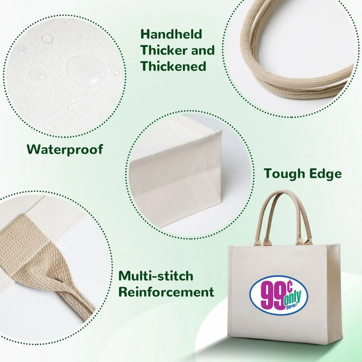 The 99 Cent Store Only Stores Tote Bag tote bag men's Handbags women Cloth bag shoping