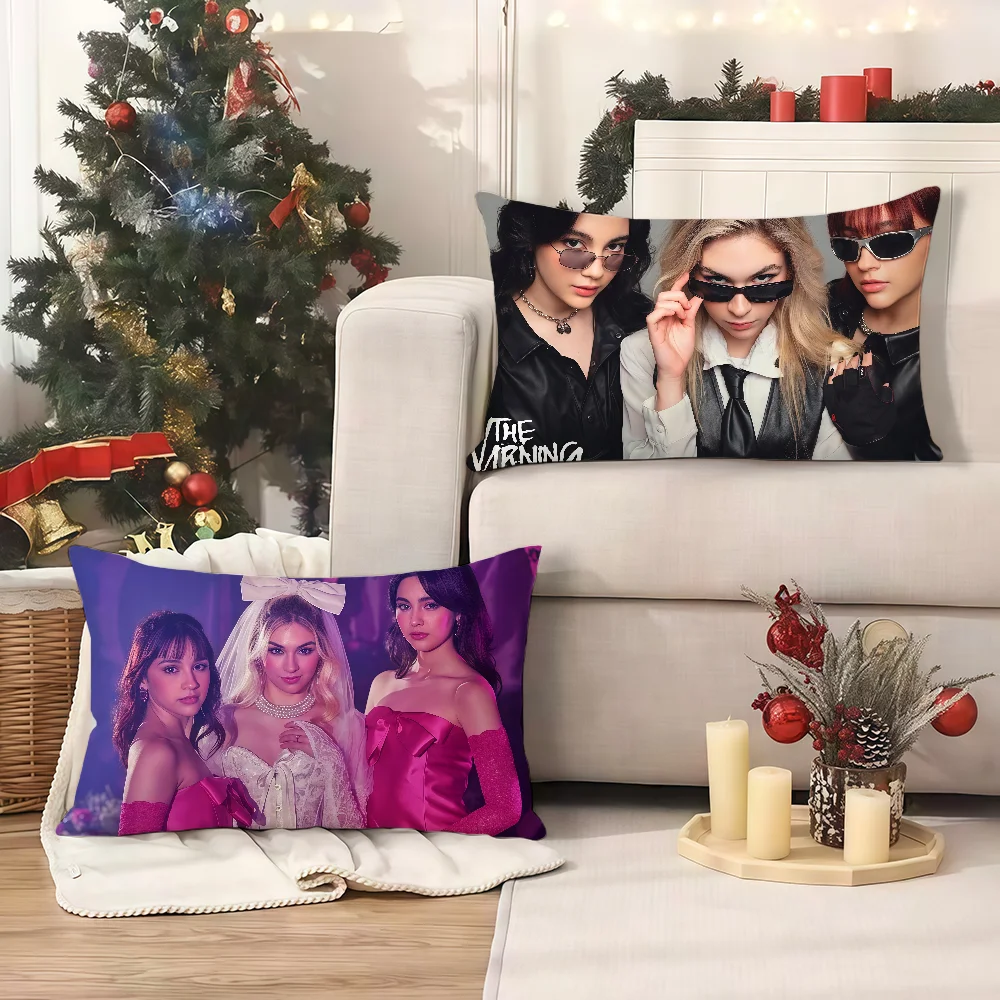 Rock Band The W-Warning cushion cover Rectangular pillowcases are comfortable and soft for coffee shops offices pillowcase