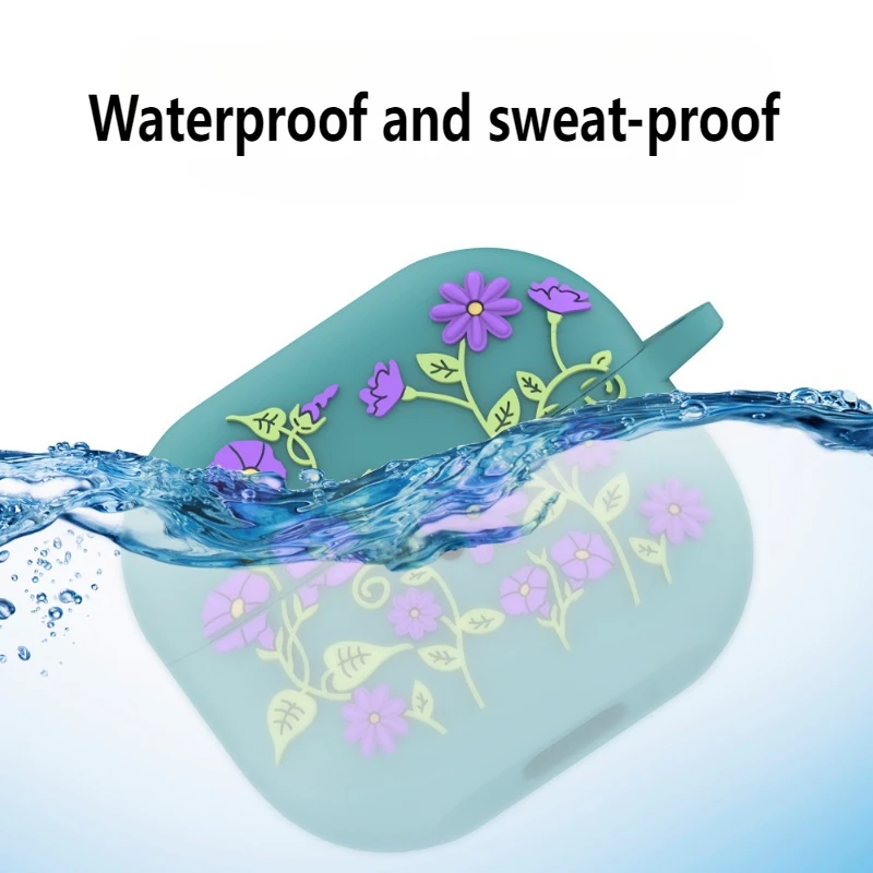 Custodia per auricolari per Samsung Galaxy Buds 3 Pro/Galaxy Buds 3 Custodia per cuffie in silicone Custodia protettiva per cuffie