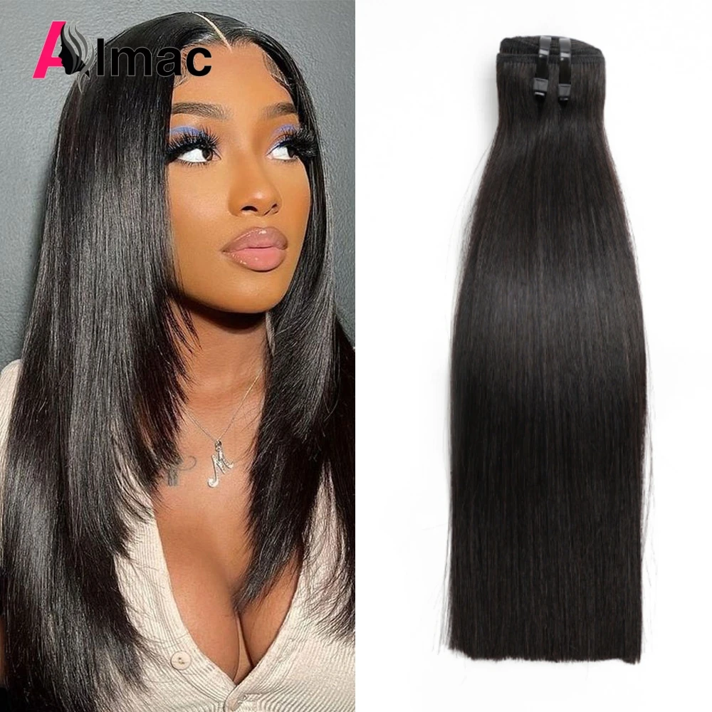 

15A Bone Straight Super Double Drawn Human Hair Bundles Double Weft Raw Vietnamese Hair Weave Unprocessed Virgin Remy Hair Exte