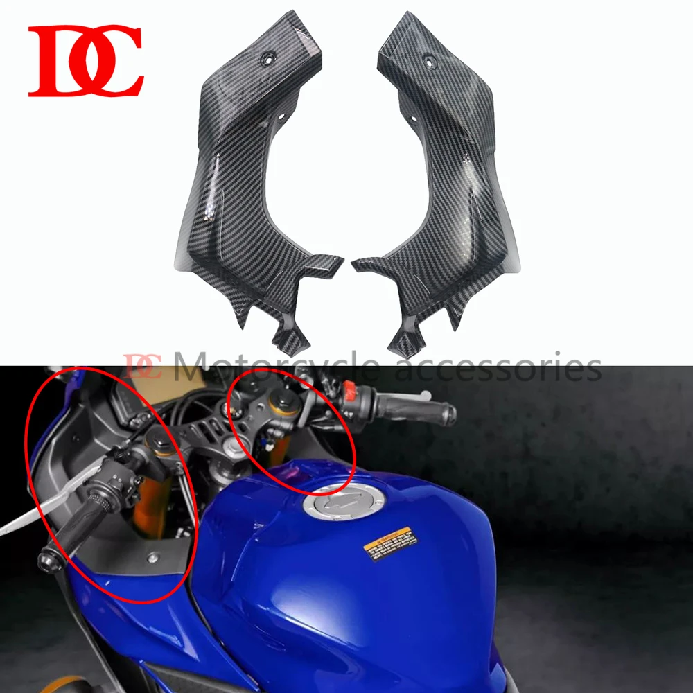 For Yamaha R25 R3 2019 2020 2021 Instrument Side Panel Fairing Front Upper Wiring Cover Fuel Tank Connection Front Hood Trim