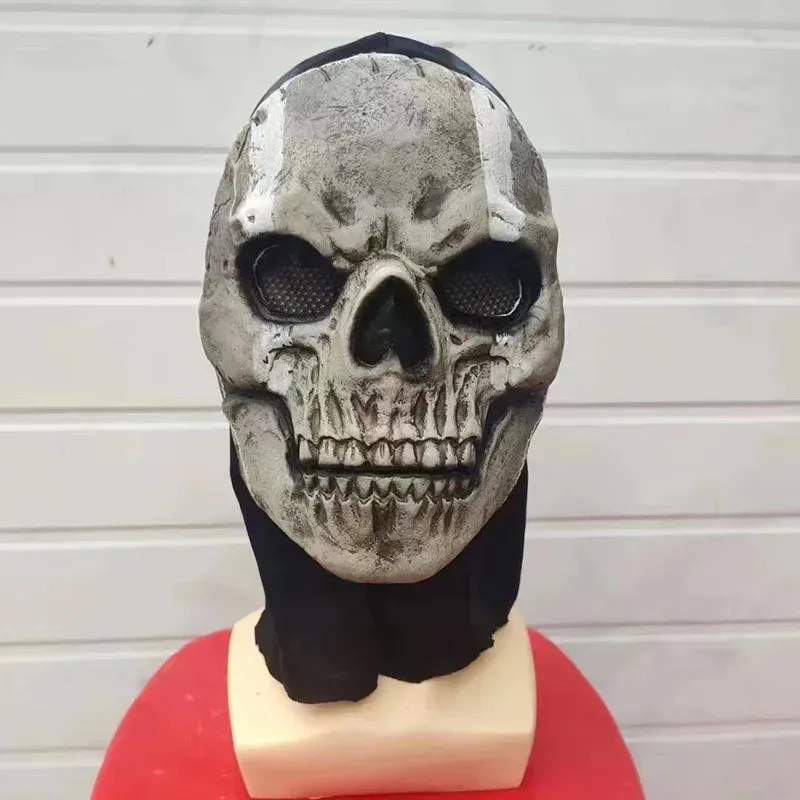 

New 2025 Halloween props MWII Ghost COD Cosplay Airsoft Tactical Skull Full Mask☆★☆★qq