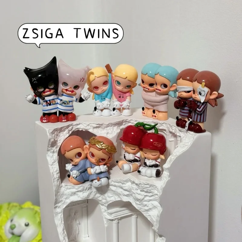 

Zsiga Gemini Series глухая коробка Kawaii Gemini загадочная коробка коллекционные модели из ПВХ милые украшения для комнаты модели игрушки подарки для друзей
