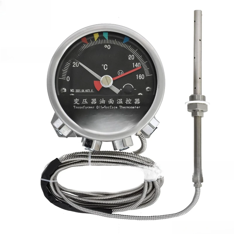 

Transformer oil level thermometer, oil level thermostat, instrumentation