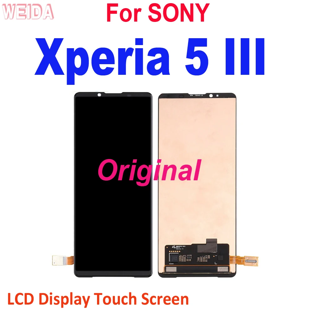 

6.1" Original For Sony Xperia 5 III LCD Display Touch Screen Digitizer Assembly For Sony X5 III LCD Sony Xperia 5III LCD XQ-BQ72