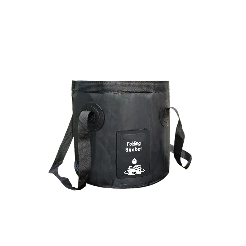 

PVC Folding Bucket Portable 12L Water Round 20 L High Quality Outdoor Camping Storage Bag Collapsible Water Bucket