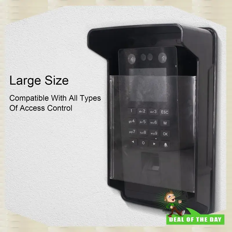 24-Hour Delivery Outdoor Waterproof Cover Rain Proof Shell With Transparent Panel For Access Control System Face Recognition Mac