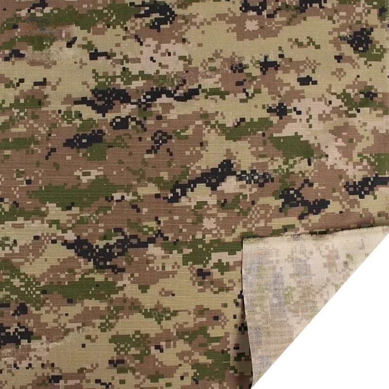 

Nylon-cotton Check Canadian All-terrain Camouflage Fabrics Water-repellent Abrasion-resistant Workwear Material Sewing DIY