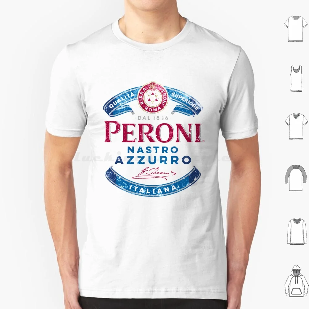 Peroni Nastro Azzurro-Italy T Shirt 6Xl Cotton Cool Tee Brewdog Beer Brewdog Logo Ipa Ale Europe Beer Brewery Brew Dog Lager Uk