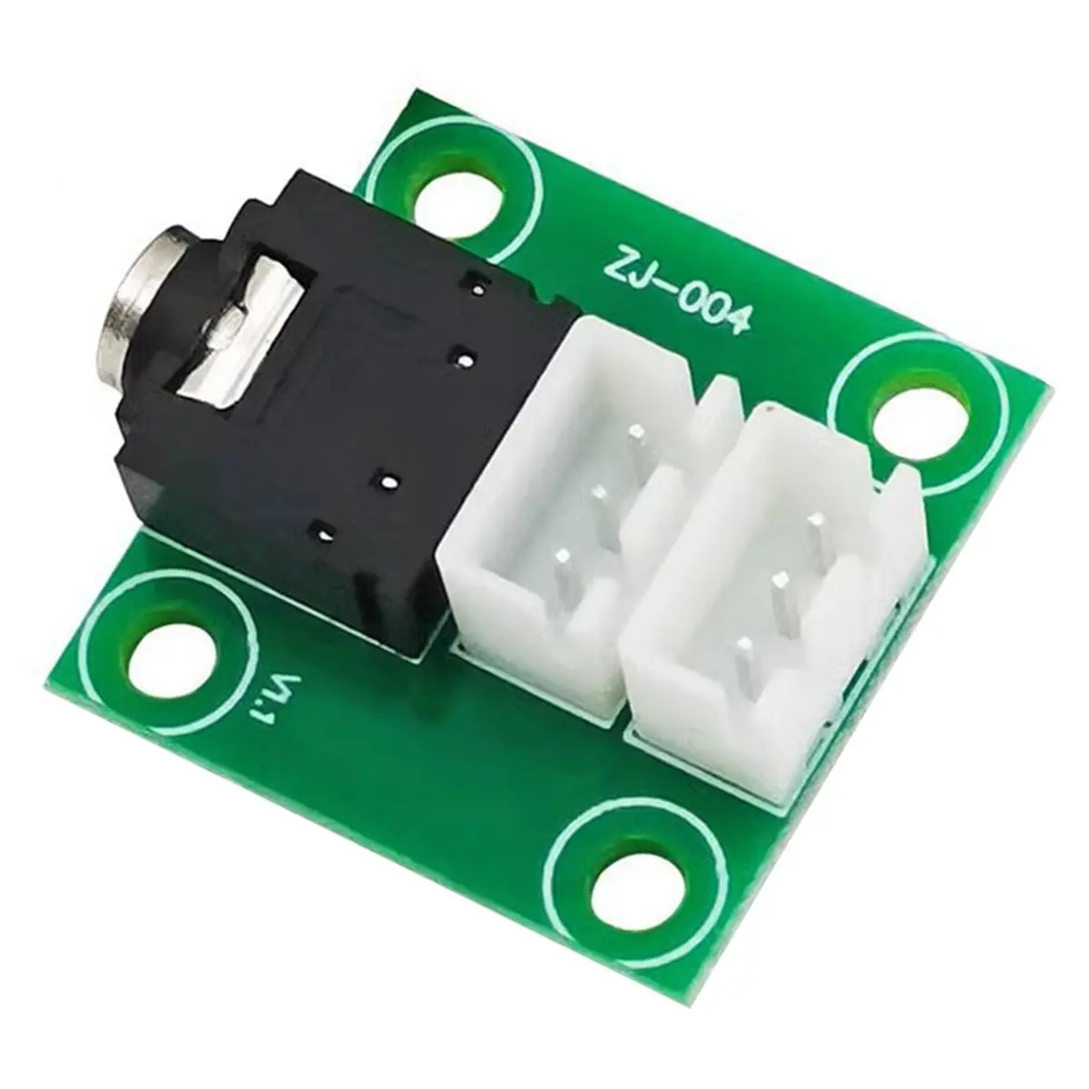 DTC5 2PCS 3.5MM Headphone Audio Signal Transfer XH2.54 3P Terminal Lead Board Amplifier Chassis DIY Wiring Board