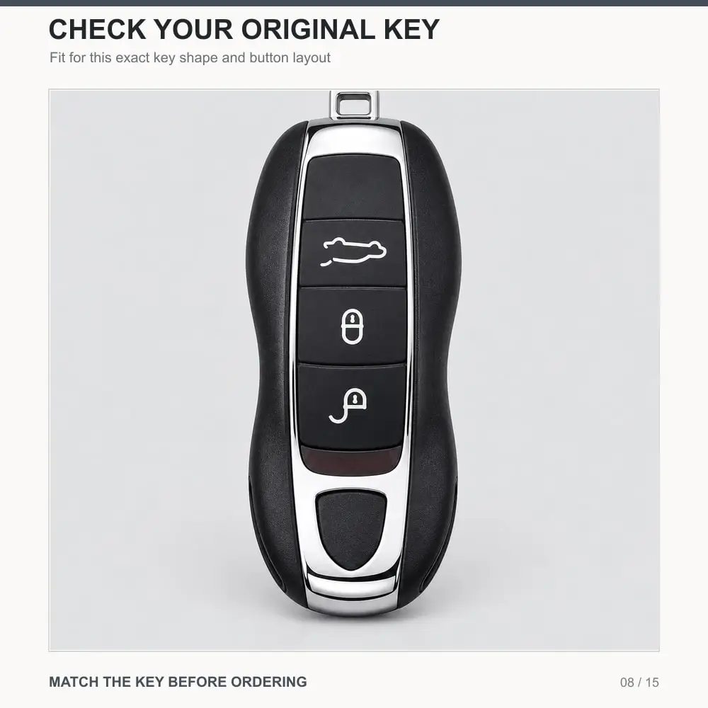TPU Car Key Case Cover for Porsche Cayenne 958 911 Lepin 996 Macan Boxster Panamera 997 944 924 Panamera 718 971 9YA Keychain