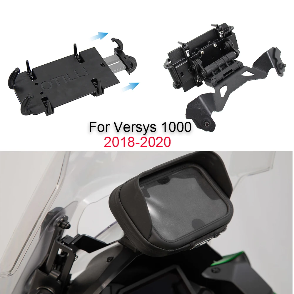 

For Kawasaki Versys 1000 VERSYS1000 2018 2019 2020 New motorcycle parts modified GPS navigation bracket