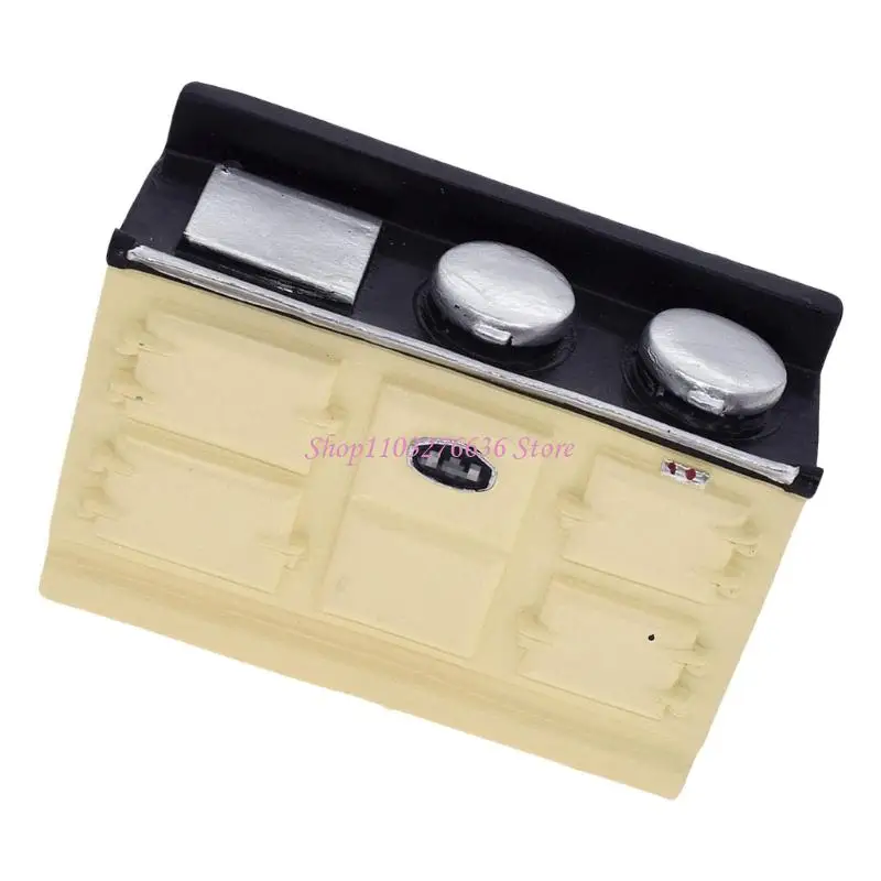 R6FD Küchenschrank Schränke Miniaturmöbel Modell Doll Houses Küchenzubehör Realistische Spielset 1:12