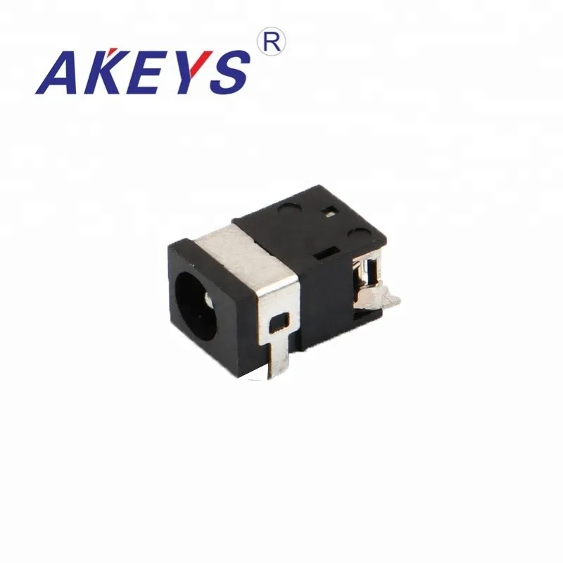 DC-045A SMT Factory Directly Supply silver plating Female DC Power Jack Connector with column