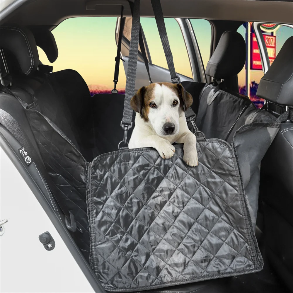 Dog Car Rear Seat Waterproof Dog Car Seat Cover Blanket Dog Car Hammock Large Dog Back Seat Protection Scratch-Resistant