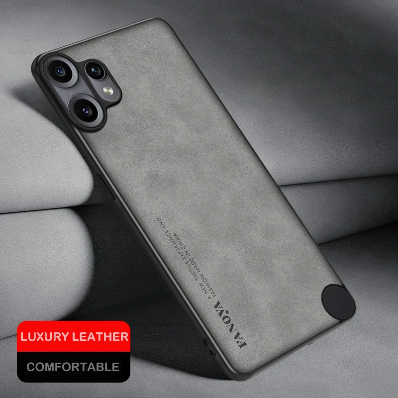 Чехол для телефона Nothing CMF 2 Pro, мягкая рамка из ТПУ, задняя крышка из овчины, противоударный чехол