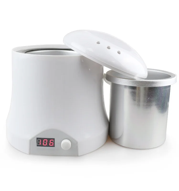 

Professional Smart Depilatory Wax Melt Machine Wholesale 800ml 1000ml Digital Wax Pot Heater Body Target Area Plastic Material