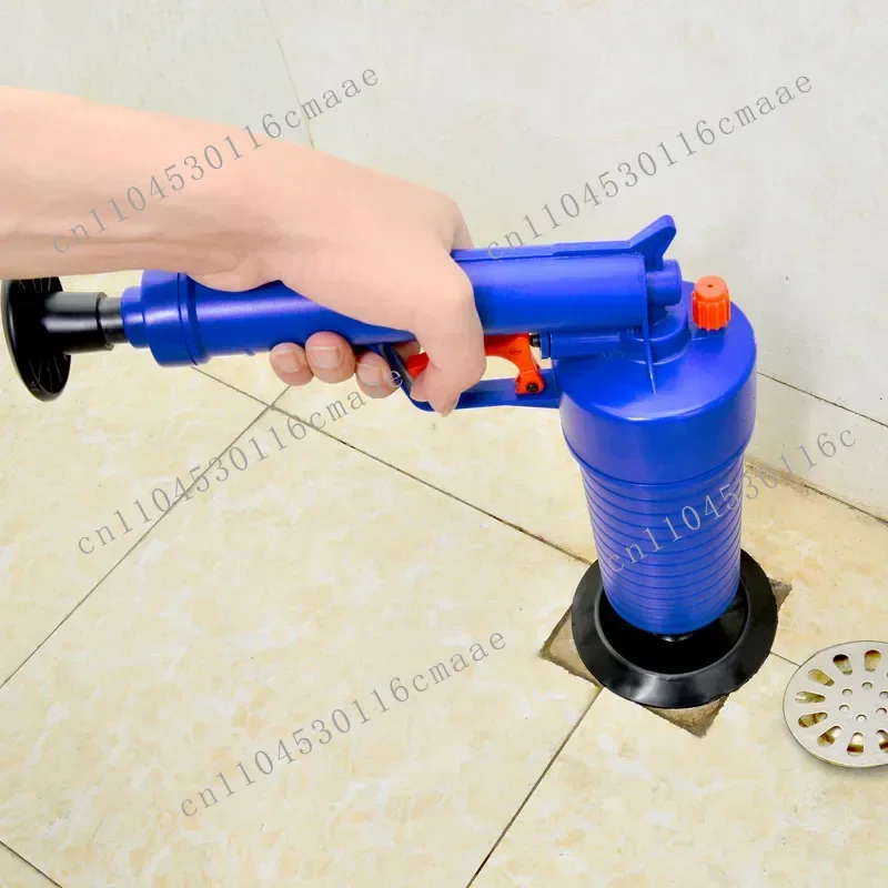 NEW High Pressure Air power Drain Blaster Pump Plunger Sink Basin Pipe Clog Remover Toilets Opener Kitchen Cleaner Kit mx3081648