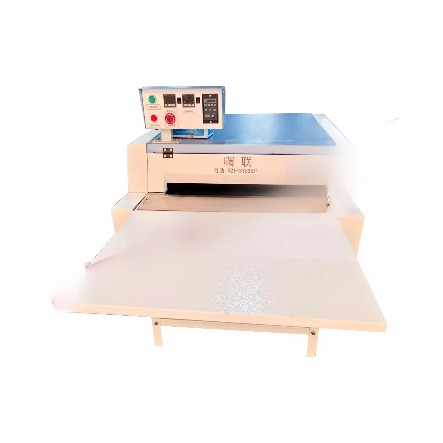 

Automatic bonding machine Multifunctional pneumatic fabric laminating machine Hot drilling Hot melt wrinkle bonding calender