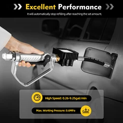 Control Valve Digital Meter Oil Gun Electronic Oil Transfer Pump Oil Dispensing Gun with a 5-digit LCD