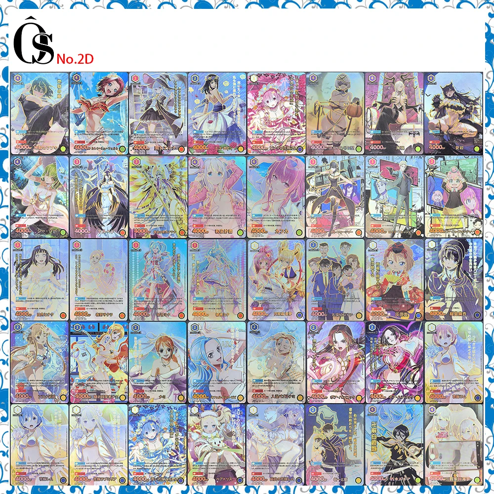 

40PC/Set Anime Shield of Oath Sexy Anime Heroine Premium Flash Collectible Card Boy Games Toys Christmas Birthday Gifts OS2D
