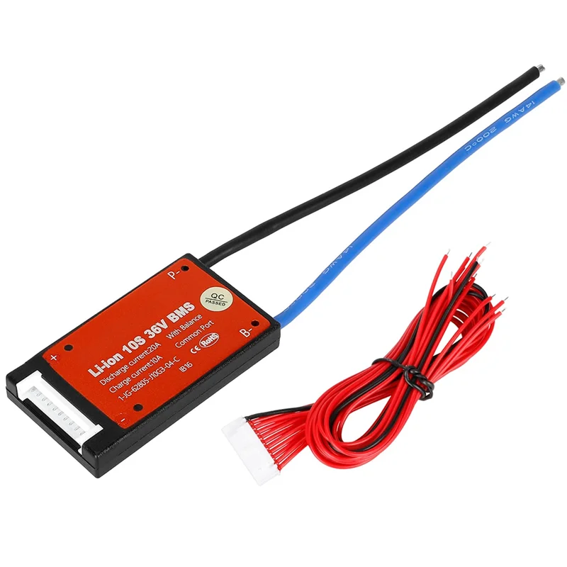 【Sleek Design】Used For Continuous Battery BMS Protection Board Li- Battery Pack 10S 36V 20A With Balance Function