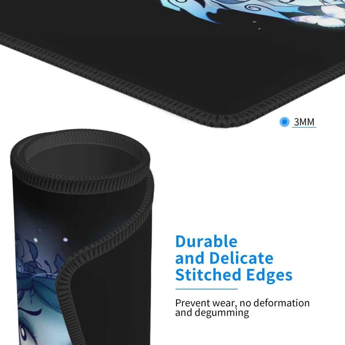 Halloween filme cadáver noiva fantasma tim burton mouse pad teclado de computador tapete de mesa de jogos tapetes de mesa de escritório