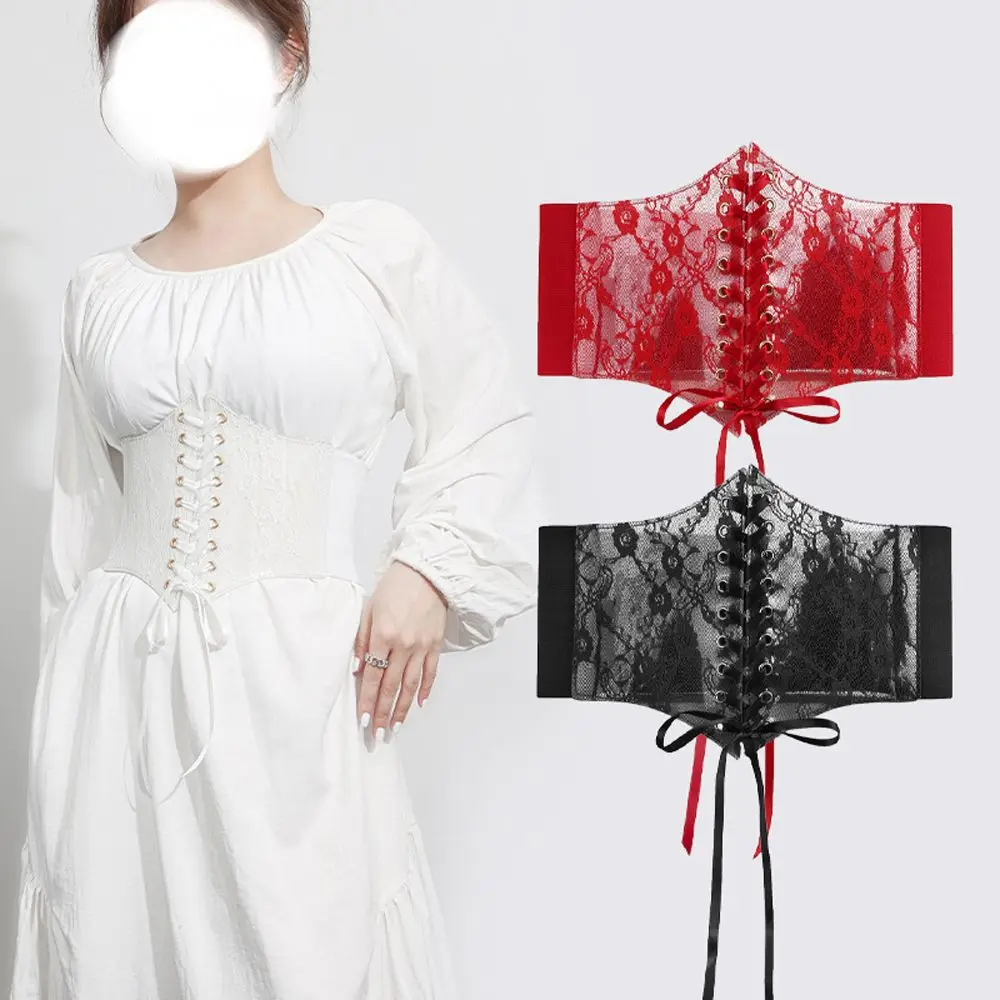 

Elastic Slimming Body Belts Waist Bandage Outfits Dress Girdle Cummerbunds Lace Corset Belt Harness Waistband Waist Corset