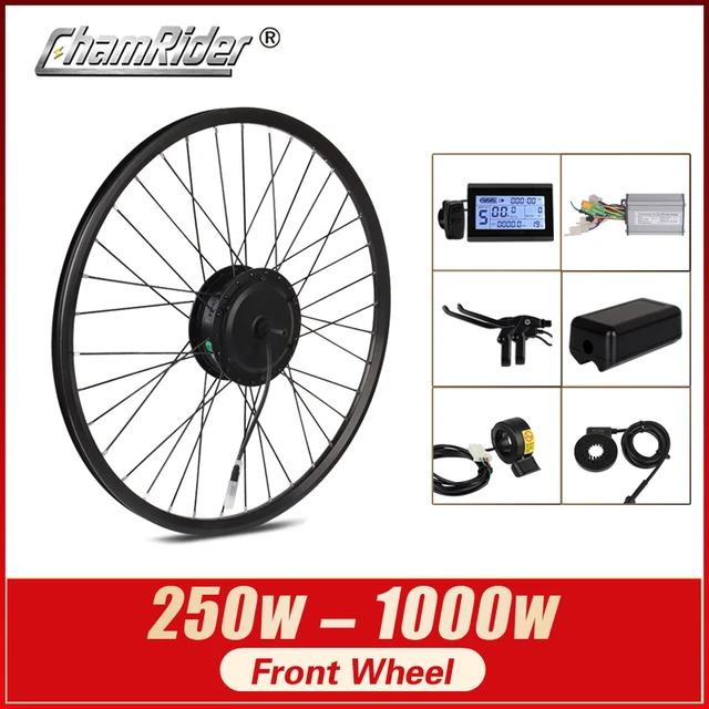 ChamRider Wheel Hub Front Motor Kit Electric Bike Conversion Kit 250W 500W 1000W MXUS AliExpress