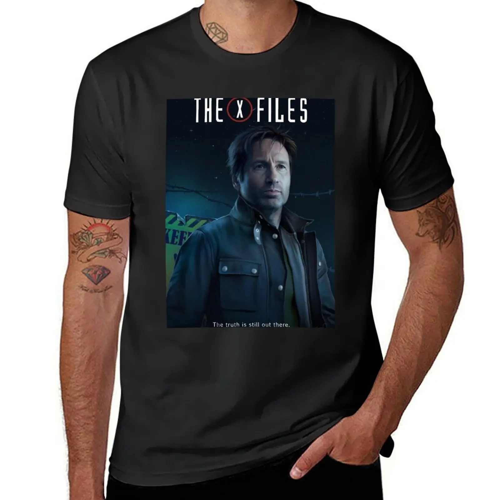 Mulder individual poster n°3 T-Shirt customs design your own aesthetic clothes Blouse sweat designer t shirt men