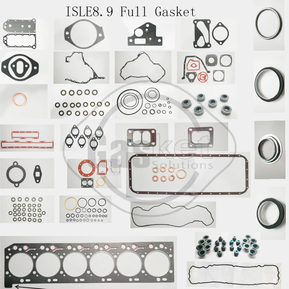 Fits for Cummins ISLE ISLE8.9 Engine Full Gasket Set