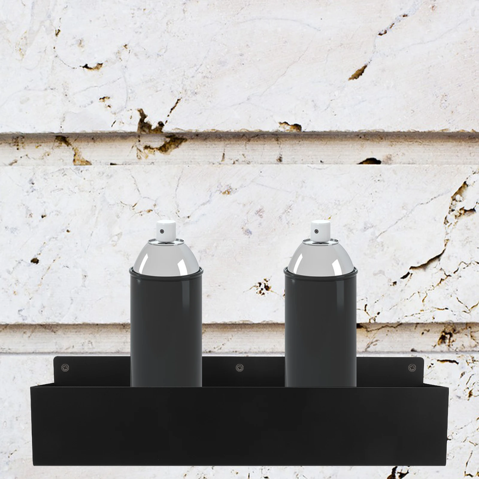 

Aerosol Can Holder Spray Paint ganizer Wall Mounted Metal Rack Garage Storage Workshop Detailing Aerosol Bottle Tool Shelf
