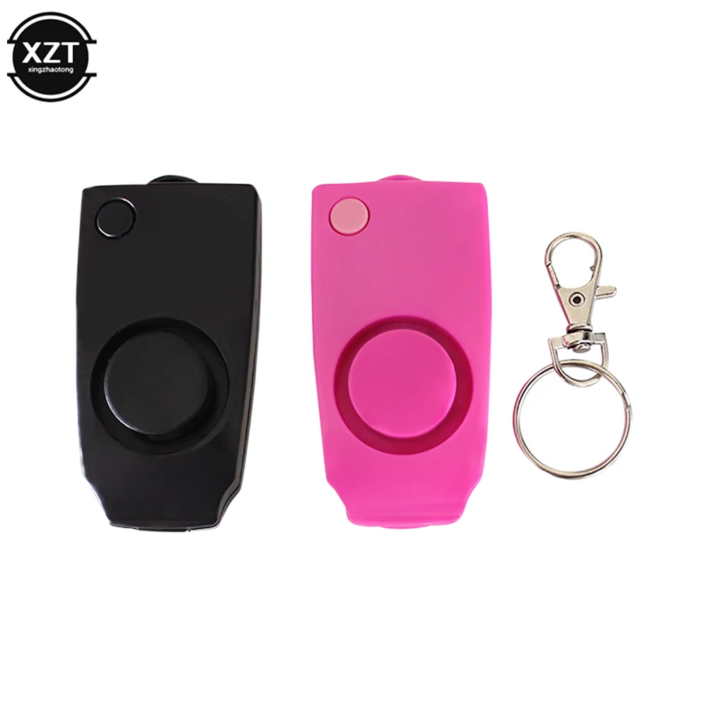 Llavero ruidoso Con alarma de emergencia para mujer, protección de seguridad, ataque, autodefensa, 130dB