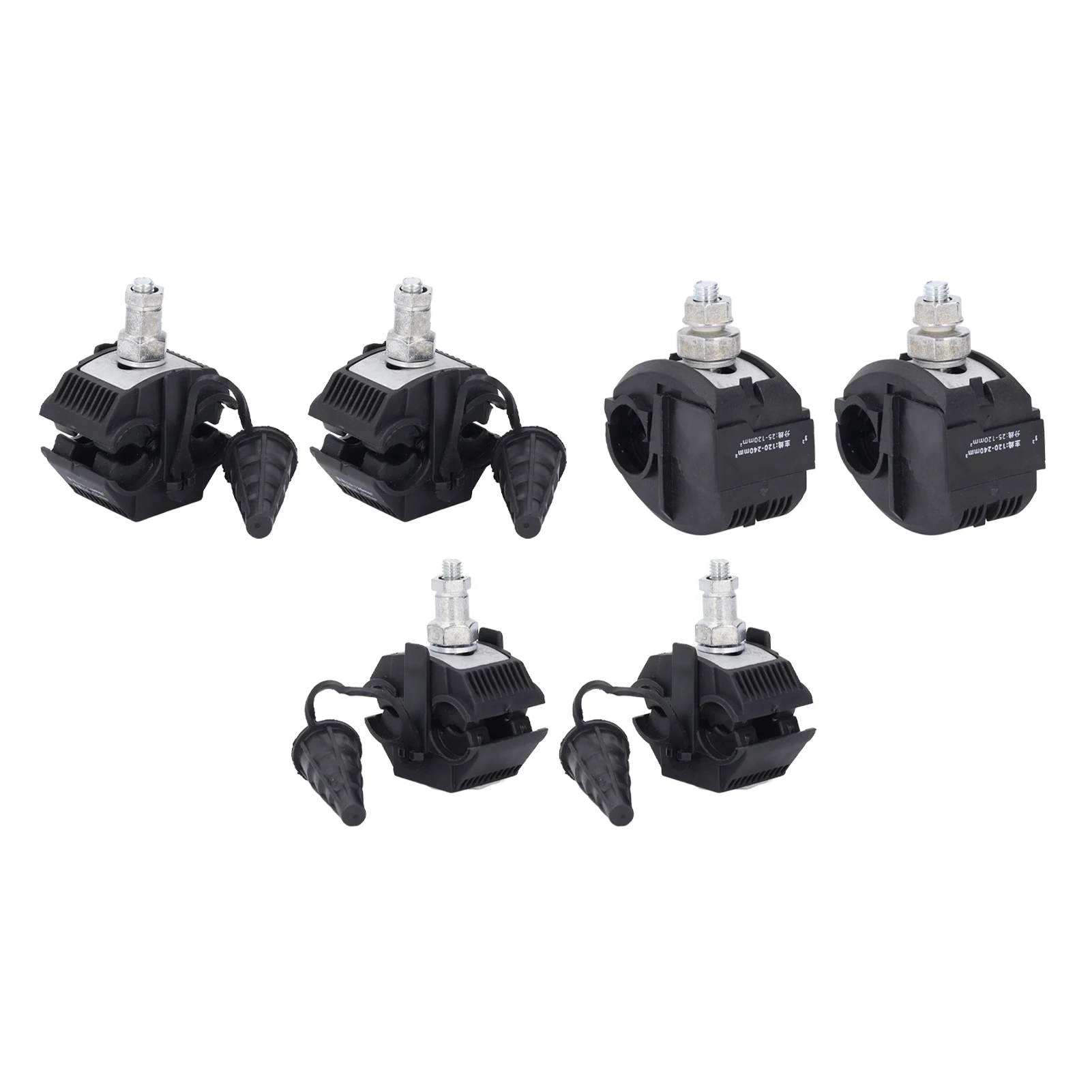2Pcs 1KV Insulation Piercing Connector Multi Cable Connector Non Peeling High Low Voltage Grounded Insulated Cable Connector