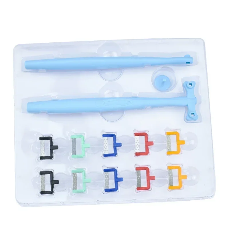 

Dental Interproximal Enamel Reduction Orthodontic System Tooth Adjacent Surface Manicure Polish Strip Saw Tool Set