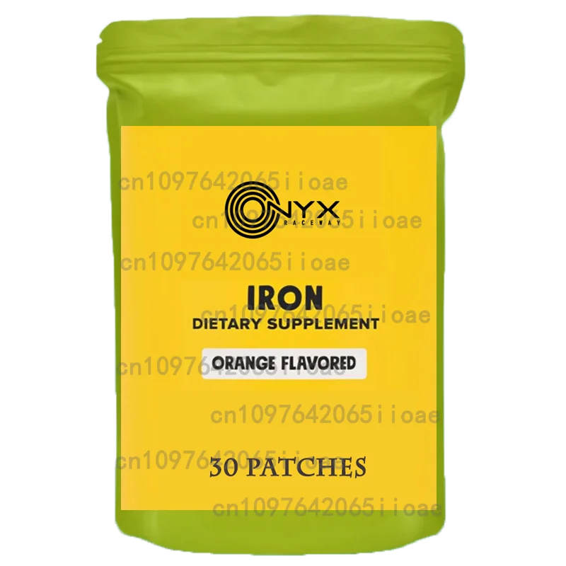 

30 Patches Iron Transdermal Patches For Women And Men, With Vitamin C, Blood, Energy, Muscle & Immune System Support