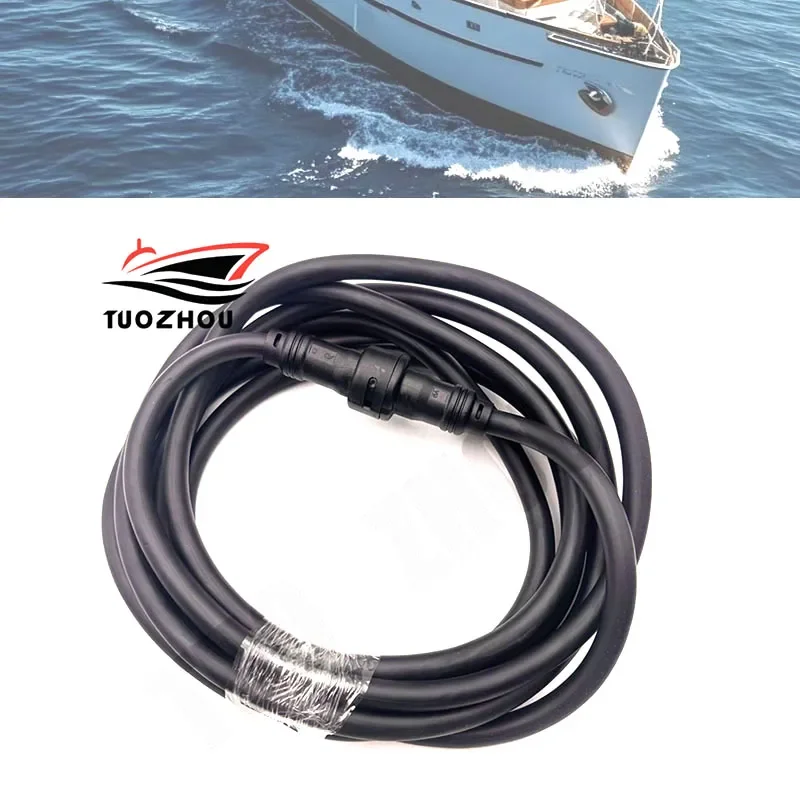 Wire Harness Extension 7 Pin 16.4FT (5m) For Yamaha Outboard Motor 703 Remote Control Box 688-82586-50
