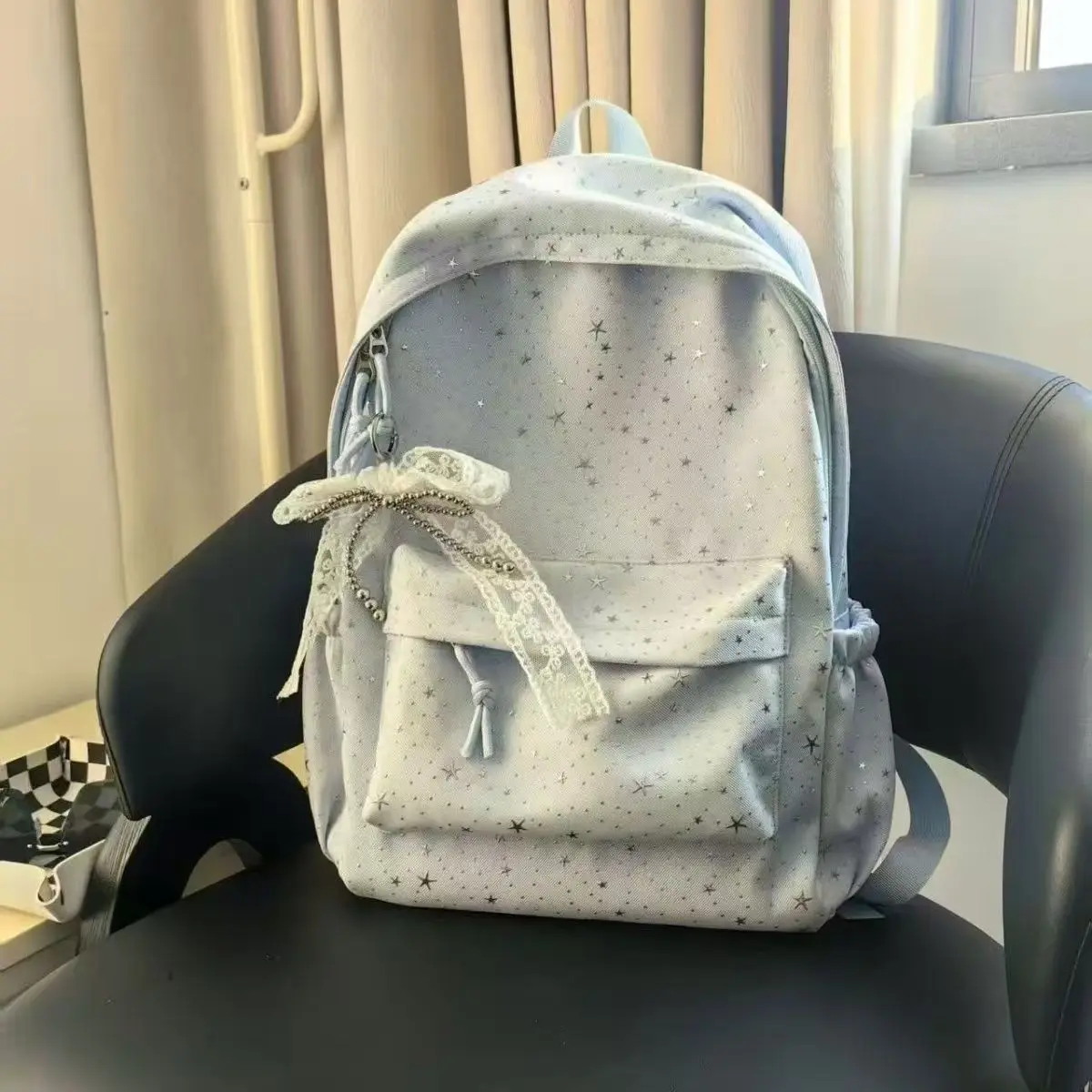 New Model Japanese-Style Star-Shaped Backpack for Girls, Suitable for School Use or Travel