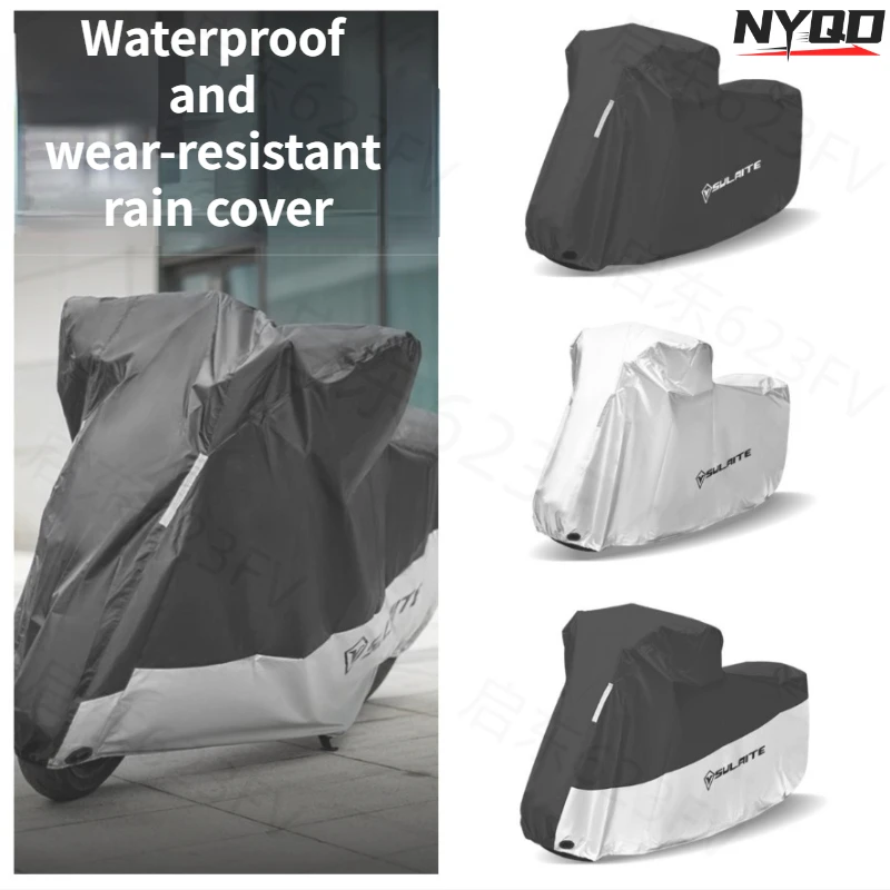 Motorcycle Electric Car Rain and Sun Protection Thickened Oxford Cloth Sun Shading and Dust Prevention Scooter Universal Cover