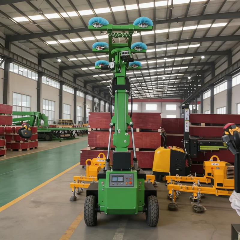 Automatic Vacuum Glass Lifter Machine 800kg 8 Pads Manufacturer Direct Sale Robotic Glazing Installation Factory