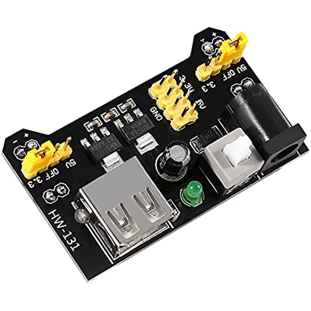 4 pces mb102 placa de pão módulo de alimentação dc 6.5-12v usb com 9v bateria clipe cabo de alimentação 2.1x5.5mm macho dc plug para arduino