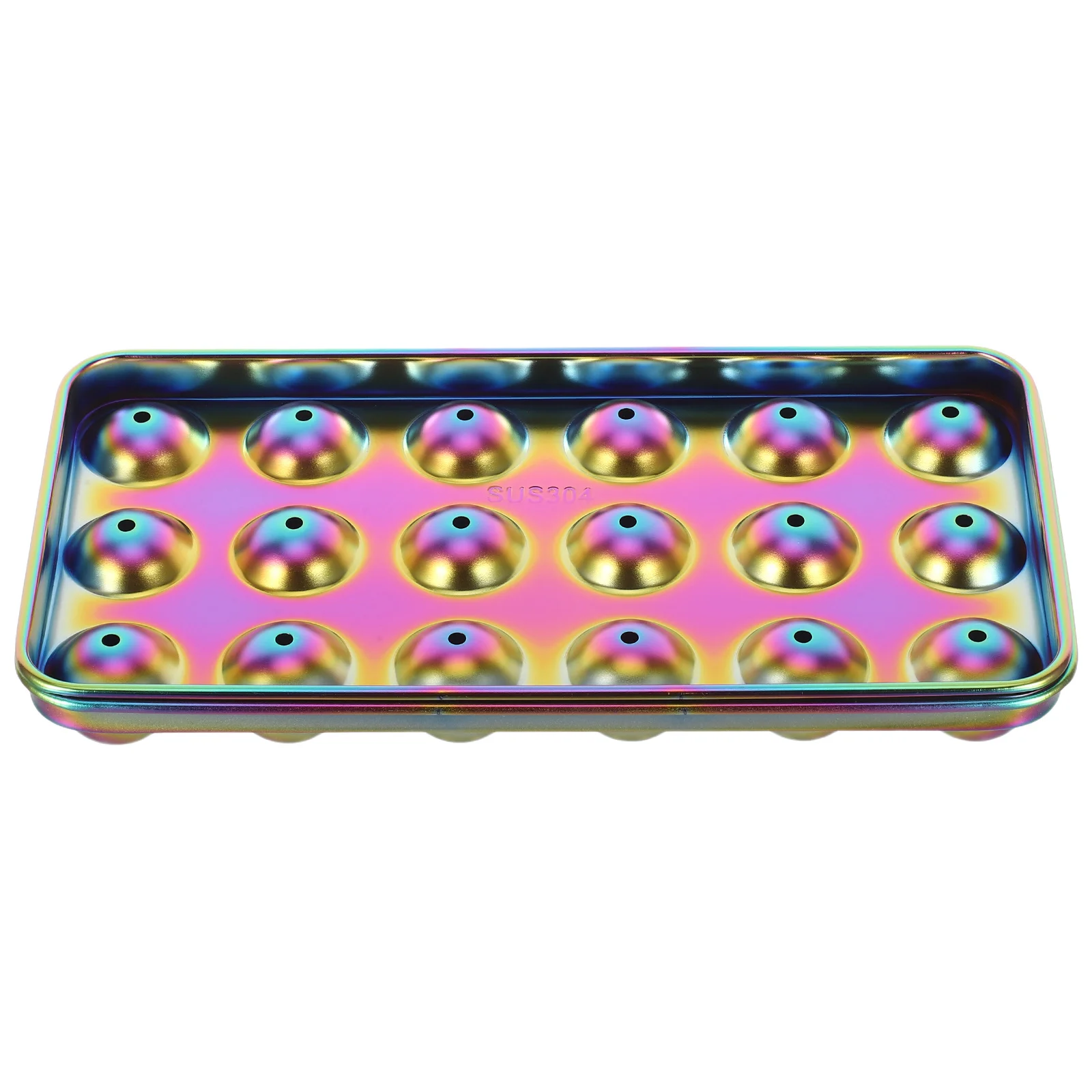 

Stainless Steel Ice Cube Mold Reusable Stackable Tray Lid For Baby Food Breastmilk Soup Candy Freezer Container